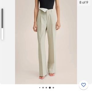 NVW Mango suit pants high waist fold w/tag